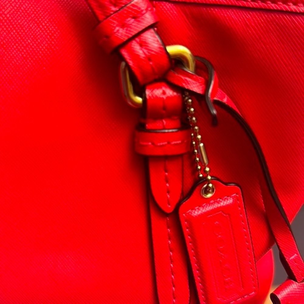 Coach Red Bag - Picture 4 of 5